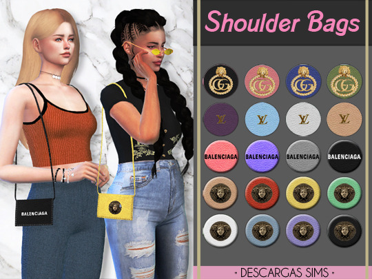  Descargas Sims: Shoulder Bags
