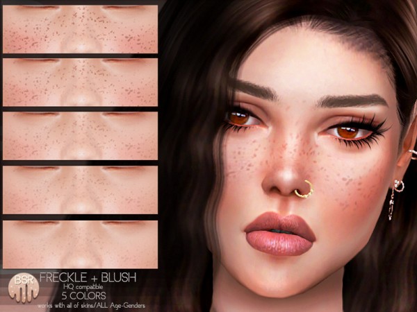  The Sims Resource: Freckle and Blush BH13 by busra tr