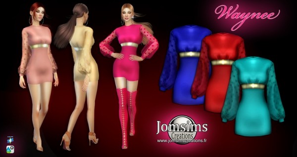  Jom Sims Creations: Waynee dress