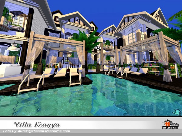  The Sims Resource: Villa Kanya NoCC by Autaki