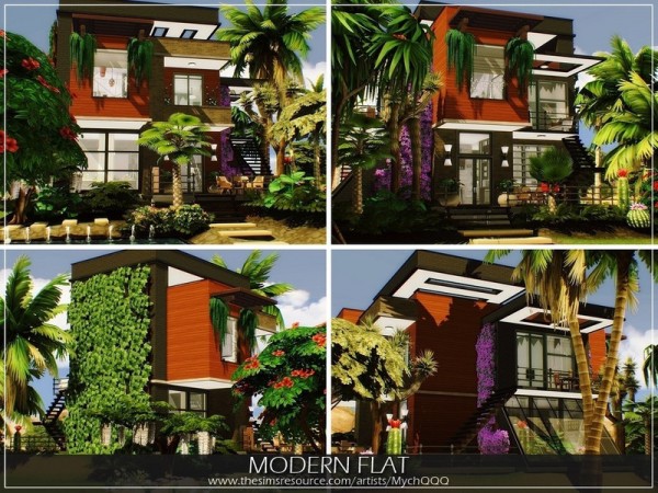  The Sims Resource: Modern Flat by MychQQQ