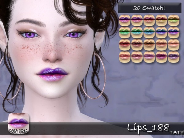  The Sims Resource: Lips 188 by tatygagg
