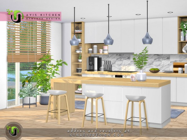  The Sims Resource: Avis Kitchen by NynaeveDesign
