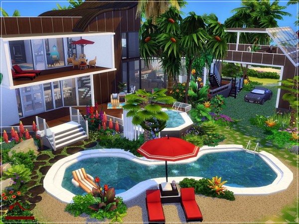  The Sims Resource: KALIA House   No CC by marychabb