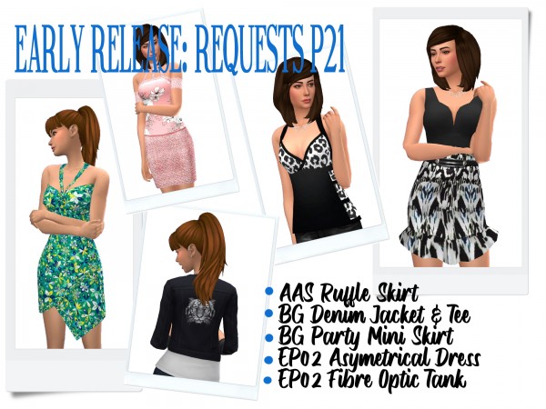  Sims 4 Sue: Mix clothing