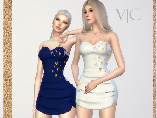  The Sims Resource: Dress 22YII by Viy Sims