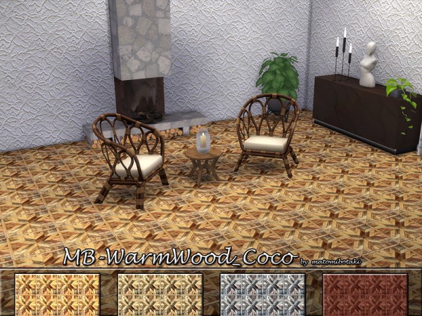  The Sims Resource: Warm Wood Coco Floors by matomibotaki