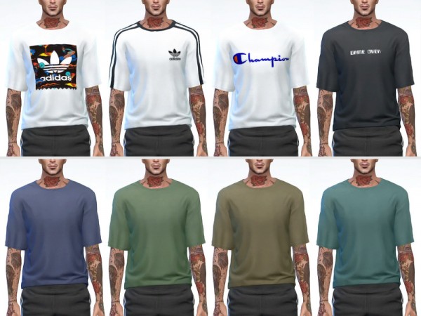  The Sims Resource: Loose Fit T Shirt by Darte77