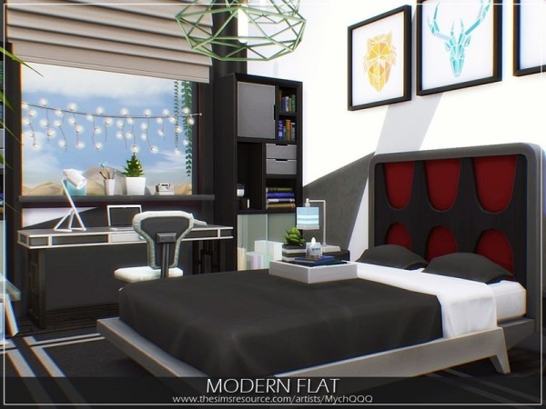 The Sims Resource: Modern Flat by MychQQQ