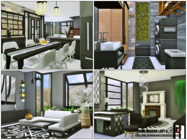  The Sims Resource: Oasis Modern Loft 4 by Danuta720