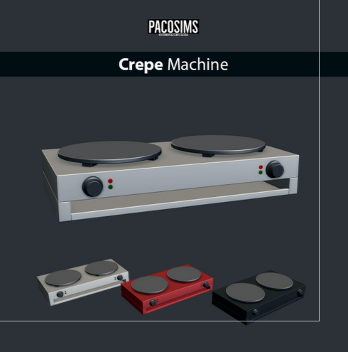  Paco Sims: Crepe Machine (Decor)