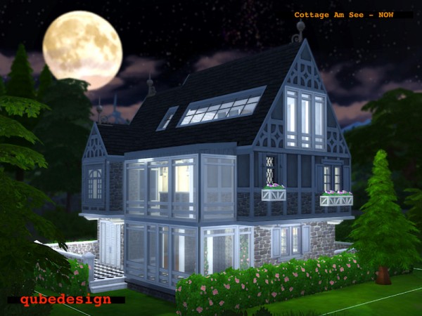 The Sims Resource: Cottage Am See   NOW unfurnished by QubeDesign