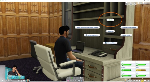  Mod The Sims: Faster Computer Chat Social Gain by aldavor