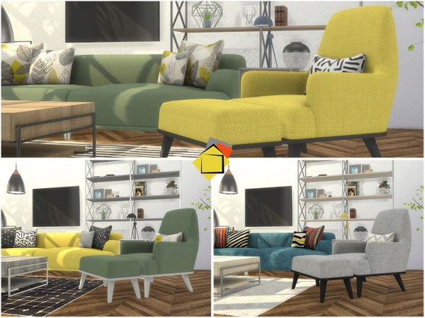  The Sims Resource: Brittany Living Room by Onyxium
