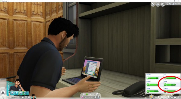  Mod The Sims: Faster Computer Chat Social Gain by aldavor