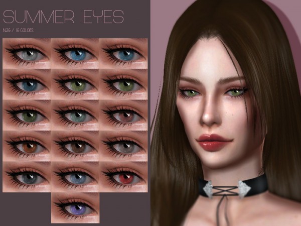  The Sims Resource: Summer Eyes N26 by Lisaminicatsims