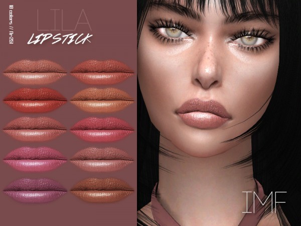  The Sims Resource: Lila Lipstick N.251 by IzzieMcFire