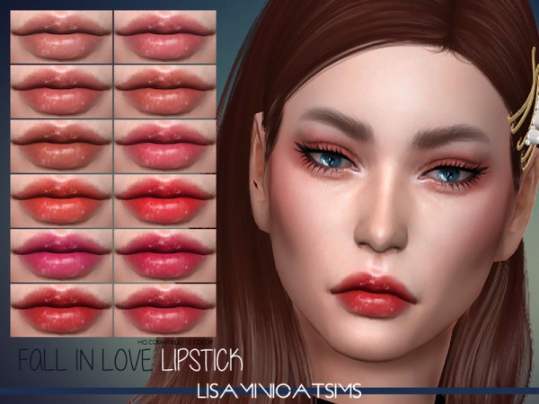  The Sims Resource: Fall In Love Lipstick by Lisaminicatsims
