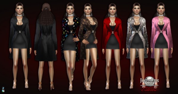  Jom Sims Creations: Esleslie outfit dress