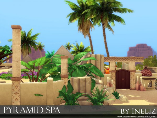  The Sims Resource: Pyramid Spa by Ineliz