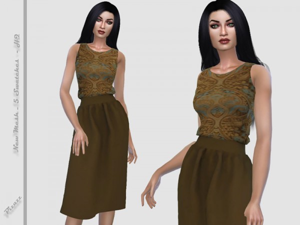  The Sims Resource: Ladies Summer Dress by pizazz