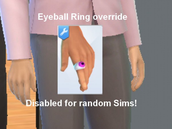  Mod The Sims: No More Eyeball Ring! by RequiemBlanchett