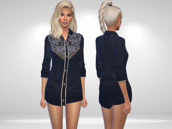  The Sims Resource: Vintage Dress by Puresim