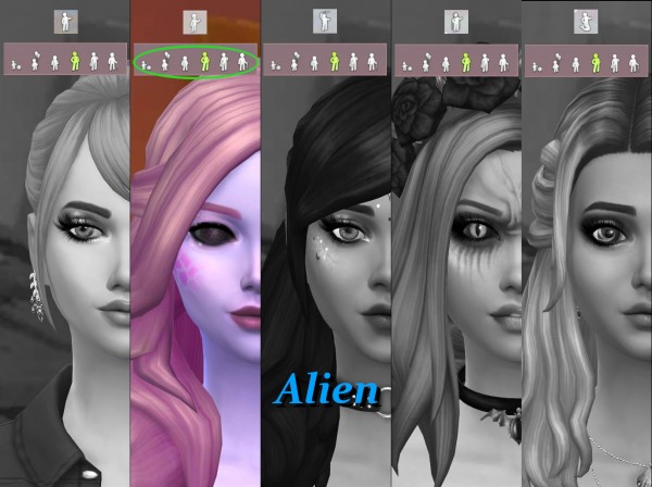  Mod The Sims: Solar Eyes   Alien, Vampire, Mermaid by Serpentia