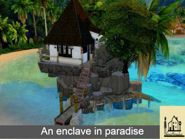  The Sims Resource: An enclave in paradise by GenkaiHaretsu