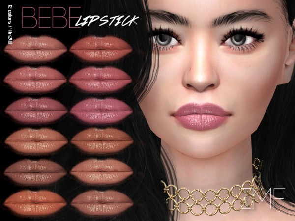  The Sims Resource: Bebe Lipstick N.249 by IzzieMcFire