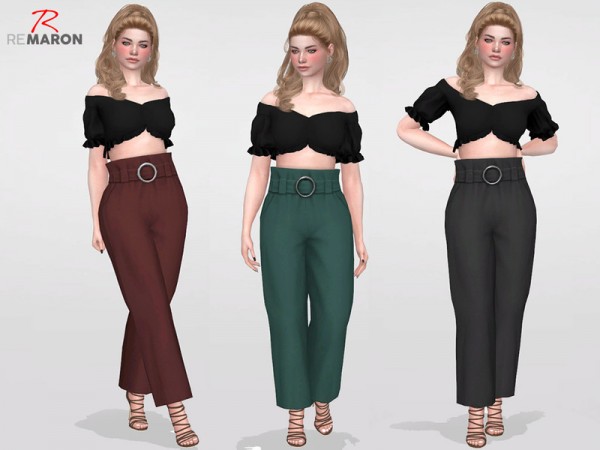  The Sims Resource: Pantalona Pants  by remaron