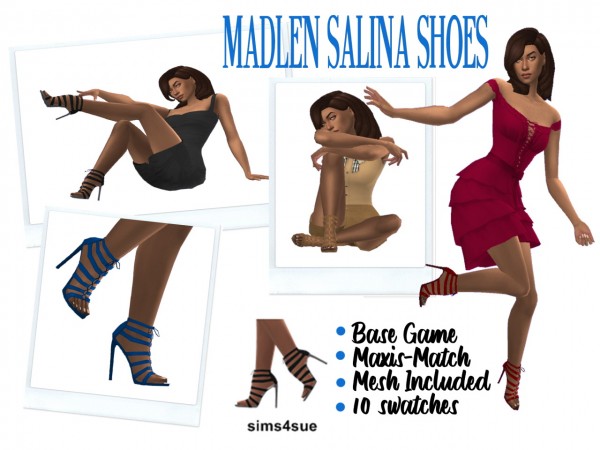  Sims 4 Sue: Madlen`ss salina shoes