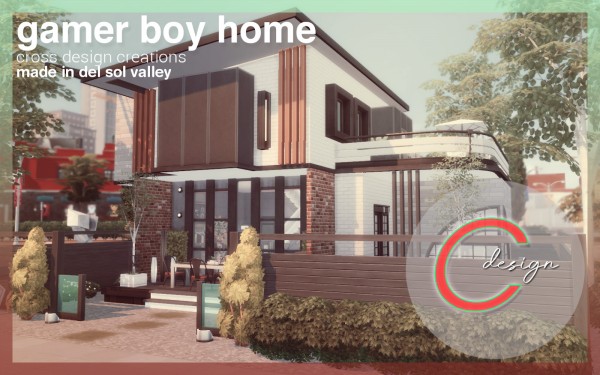  Cross Design: Gamer Boy Home