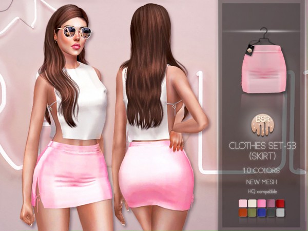  The Sims Resource: Clothes SET 53 Skirt by busra tr