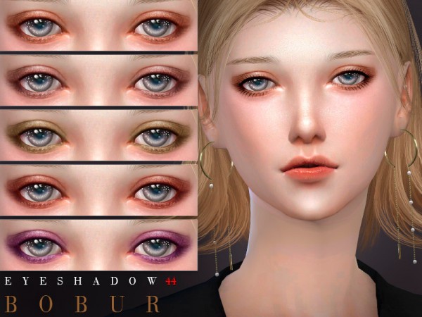  The Sims Resource: Eyeshadow 44 by Bobur