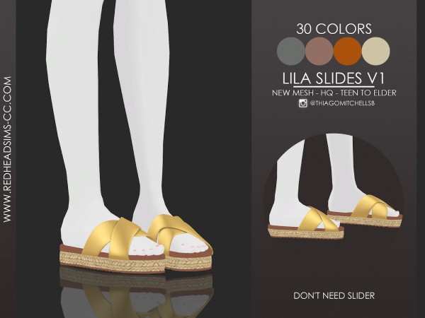  Red Head Sims: Lila Slides