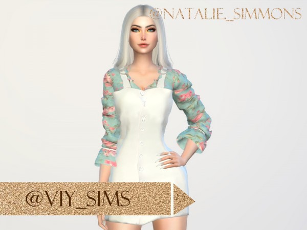  The Sims Resource: Dress 22Y IV by Viy Sims