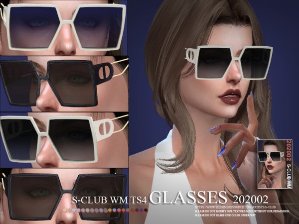  The Sims Resource: Glasses 202002 by S Club