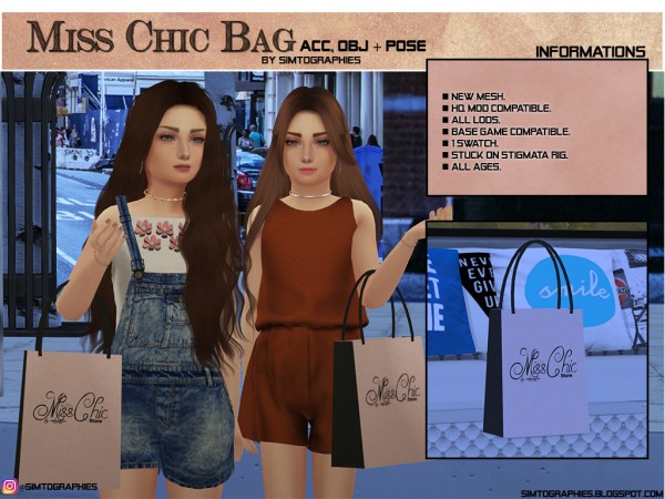  Simtographies: Miss Chic Bag