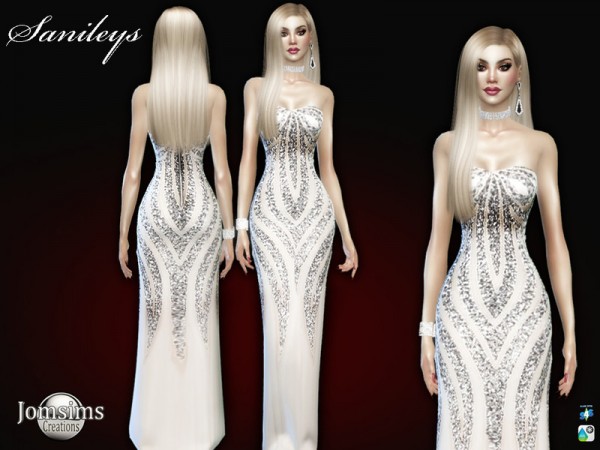  The Sims Resource: Sanileys dress by jomsims
