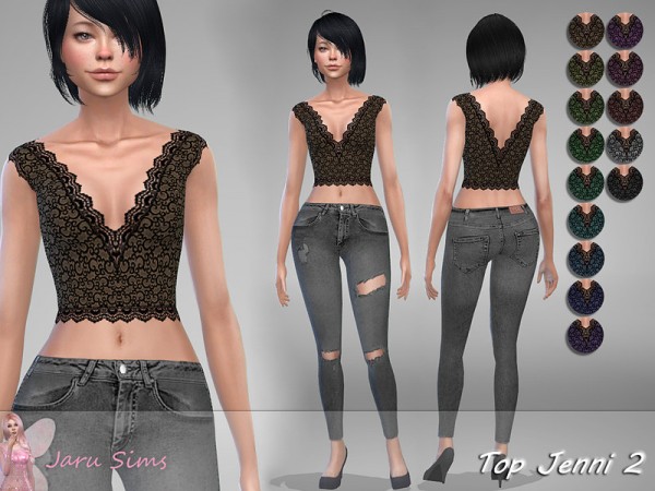  The Sims Resource: Top Jenni 2 by Jaru Sims