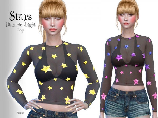  The Sims Resource: Stars Top by Suzue