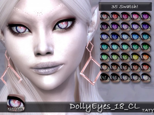  The Sims Resource: Dolly Eyes 18 CL by tatygagg