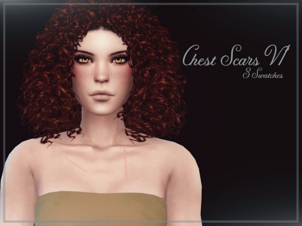  The Sims Resource: Chest Scars V1 by Reevaly