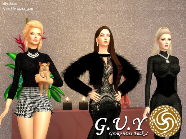  The Sims Resource: Group pose pack 2 by Beto ae0