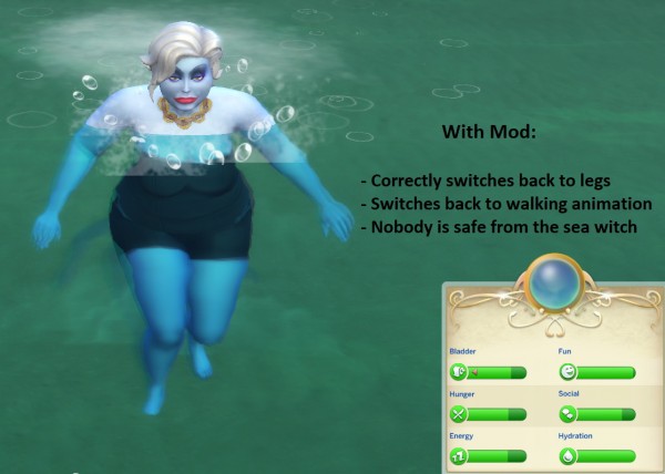  Mod The Sims: Mermaid Hybrid Stabilizer by Iced Cream