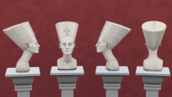  Mod The Sims: Bust of Nefertiti by TheJim07