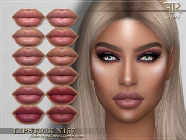  The Sims Resource: Lipstick N157 by FashionRoyaltySims