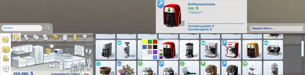  Mod The Sims: Coffee machine by hippy70