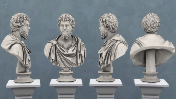  Mod The Sims: Bust of Septimius Severus by TheJim07